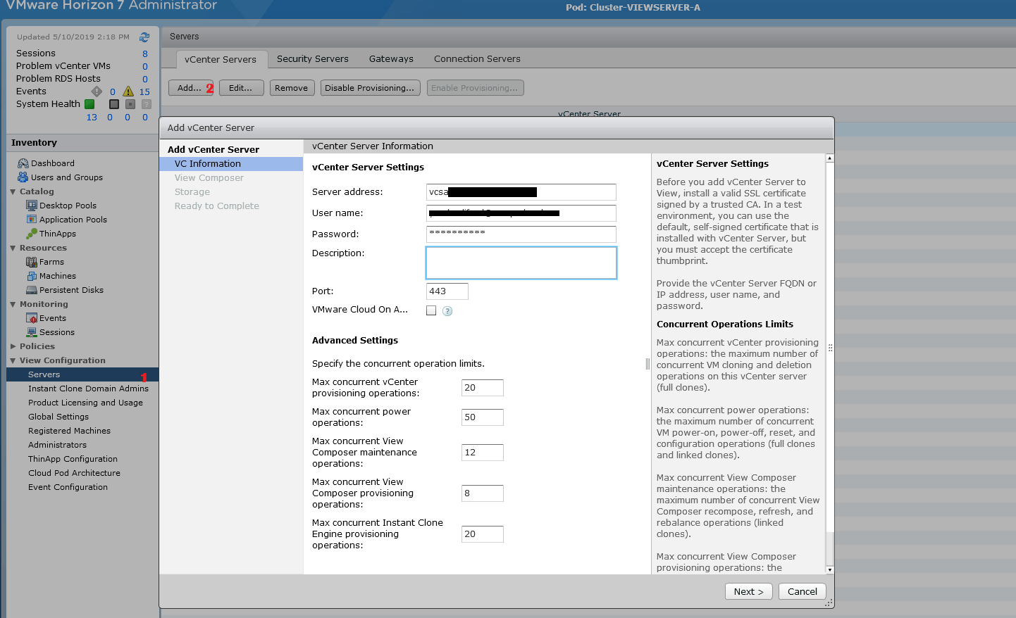 Horizon View 7 Initial Horizon View Configuration Virtualization Blog